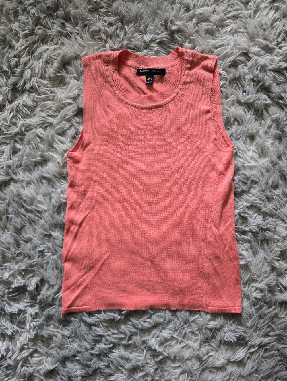 Banana Republic Coral Knit Tanktop - Size XXS - Picture 5 of 8